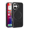 KEYSION Luxuxy PU Leather Magnetic Case for MagSafe for iPhone 16 Plus 15 Kickstand Shockproof Phone Cover for iPhone 15 16 Plus