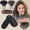 Puff Hair Head Cushion Invisible Fluffy Hair Pad Sponge Clip Bun Bump It Up Volume Hair Base For Women and Girls Hair Accessory