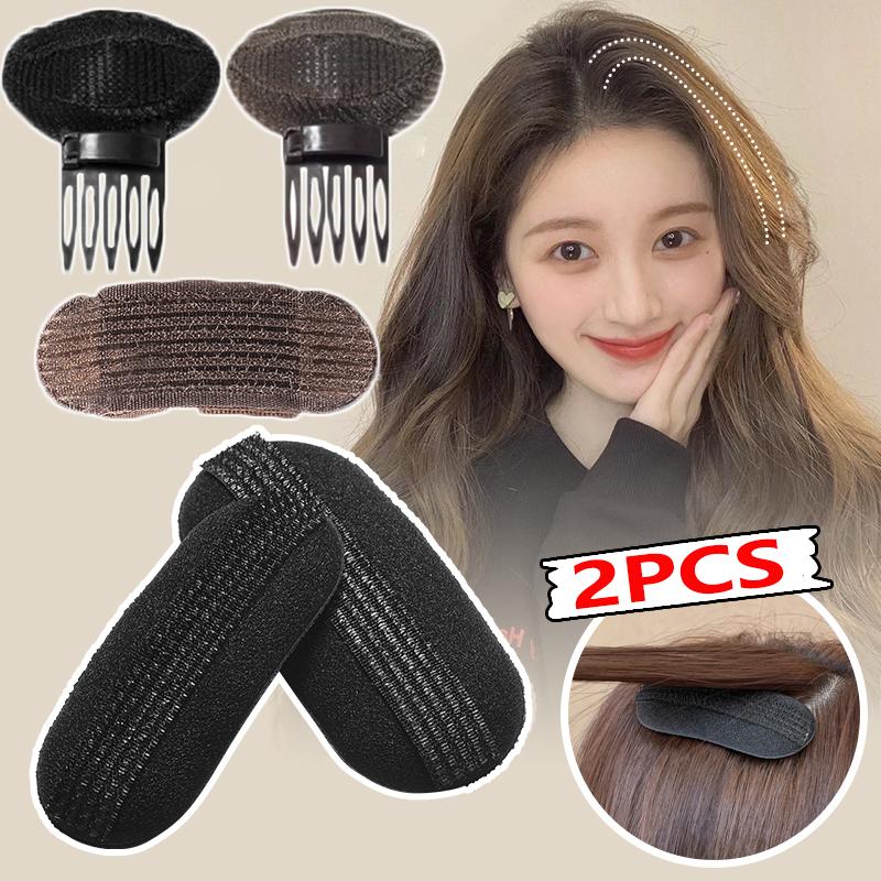 Puff Hair Head Cushion Invisible Fluffy Hair Pad Sponge Clip Bun Bump It Up Volume Hair Base For Women and Girls Hair Accessory
