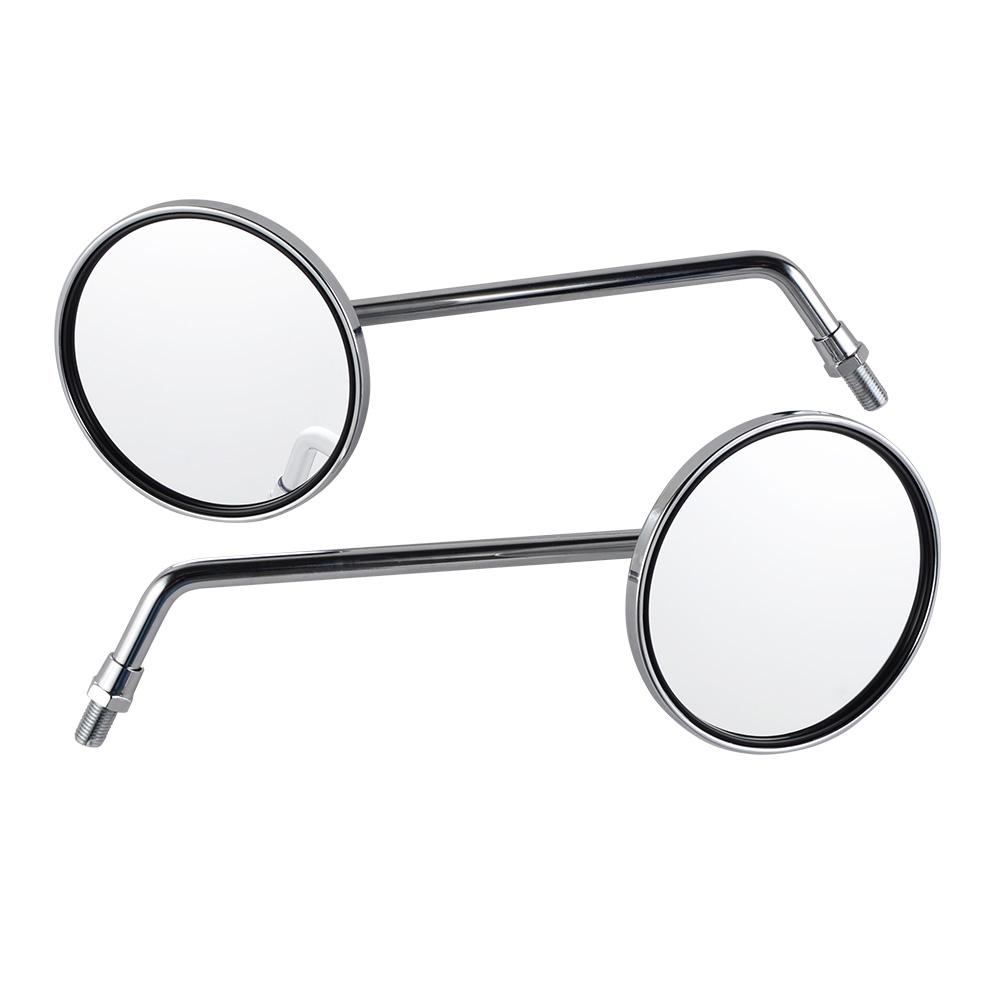 Rear View Side Mirrors Round Mirror For Honda CB200 CB350 CB400 CB500 CB550 CB650 CB750 XL100S XL125S XL250 XL350 XL500 GL1000