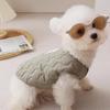 Winter Pet Coat Clothes for Cold Weather Clothing Warm Dog Clothes with Built in Harness Hole Pet Apparel for Small Dogs Cats