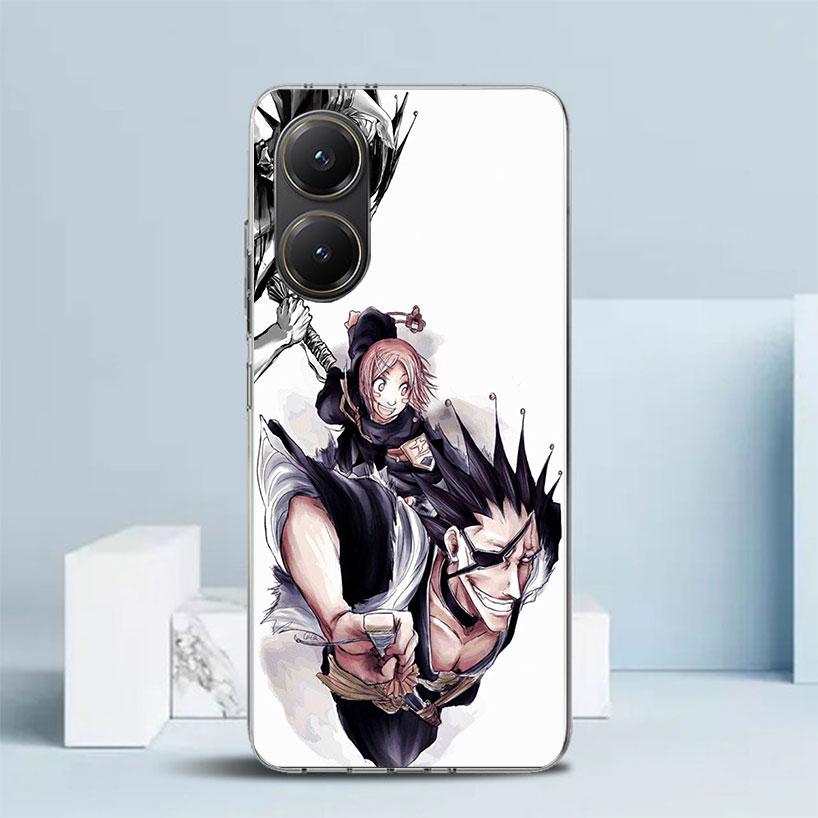 Zaraki Kenpachi Bleach Phone Case For Xiaomi Poco F7 Ultra X5 X6 X7 Pro M7 Redmi 15C 15 13C 13 12C 12 10C 10 10A 9 9C 9A 9T Cove