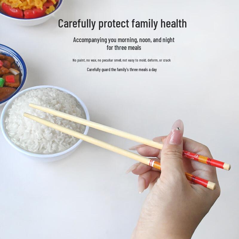 ZISIZ Blue & White Porcelain Disposable Chopsticks (50 Pairs)