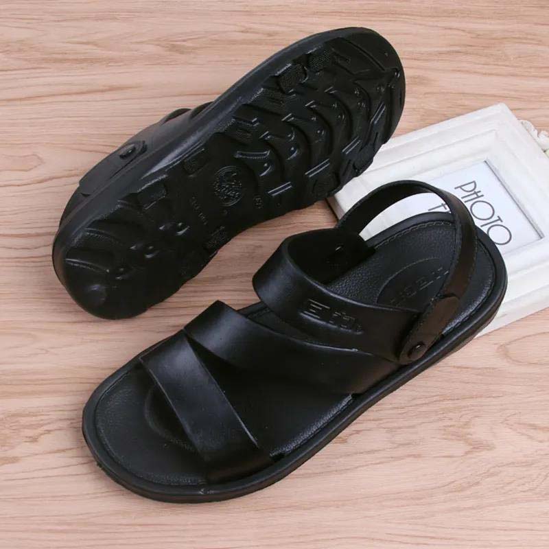 Men's Summer Outdoor Wear Plastic Non-slip Trendy Slippers