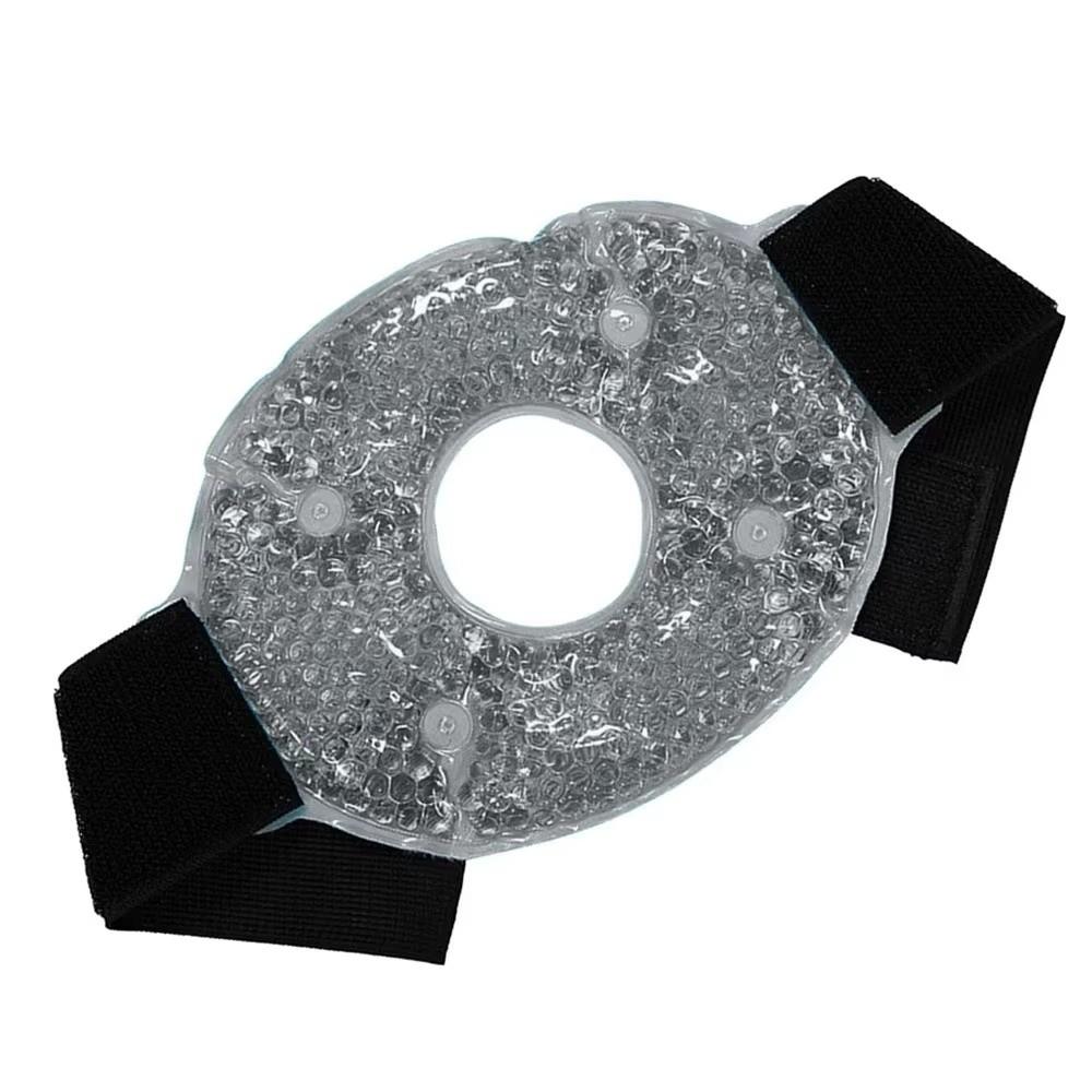 Soft Gel Bead Soft Gel Ice Compress Strap Cold Reusable Gel Bead Therapy Brace  Wrist Elbow Support
