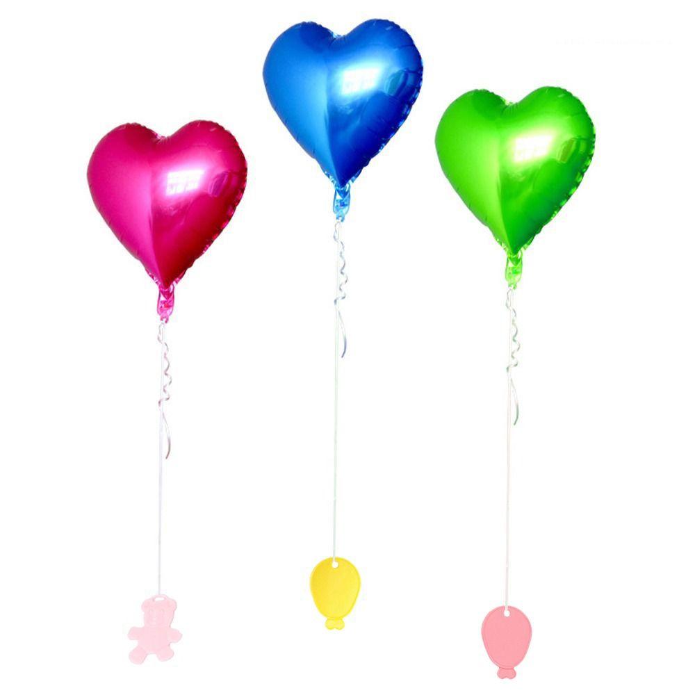 10pcs Cute Plastic Balloon Weights Bright Color Reusable Balloon Hanging Colorful Anti-floating Gravity Blocks Balloon