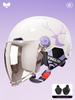 3C Certified Women's Electric Vehicle Helmet: Retro, All-Season, Winter Warmth for Motorcycles & Scooters