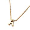 [MELODY] Accessory Made In Japan One-Point Initial Necklace Pendant Alphabet Women's Gift (A-gold)