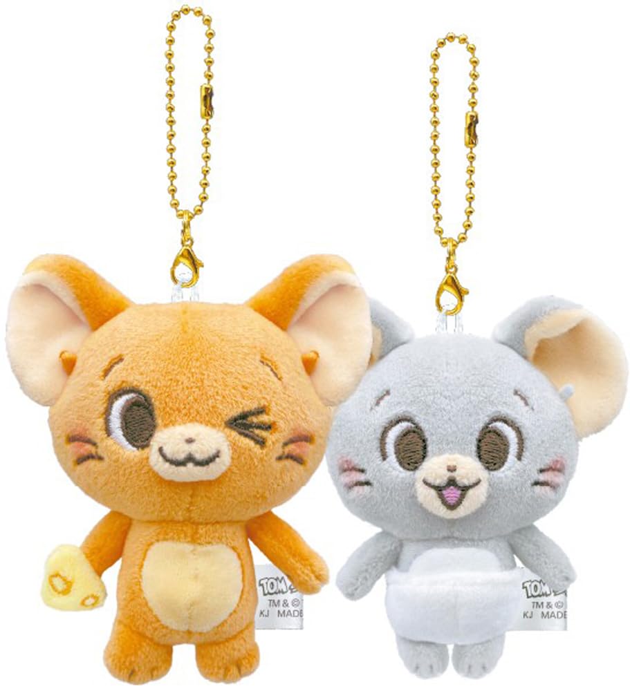 

Krax Tom and Jerry Nico Plush Keychain Jerry and Tuffy Pretend Play 129842
