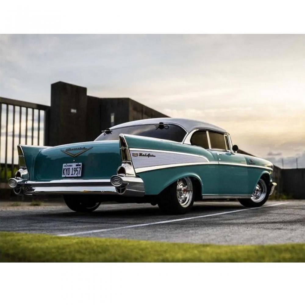 Kyosho 1957 Chevrolet Bel Air Coupe Tropical Turquoise Readyset Fz02l