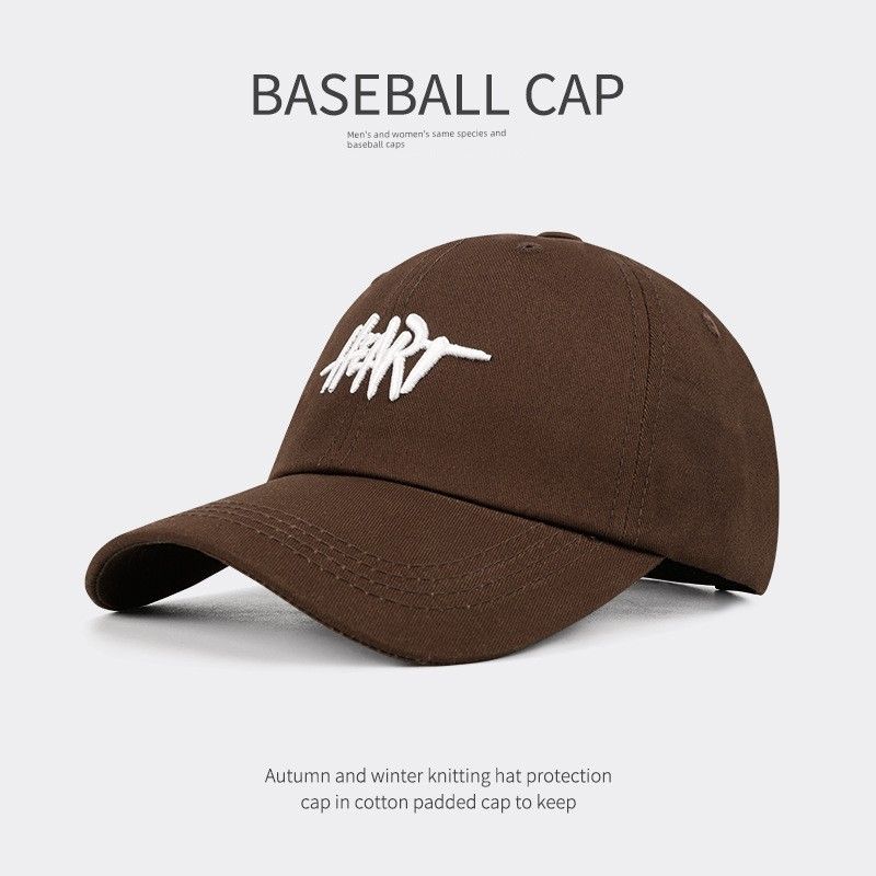 

Big Brim Baseball Cap Women s Spring Summer Sun Hat Casual Tide Big Head Circumference Face-Looking Small Peaked Cap Coffee Adjustable