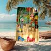 Ultra-Soft Beach Towel with Pip and Posy Theme,Ideal for Pool - Camping, Diving - Perfect Travel Essential, Vibrant Beach Towel.