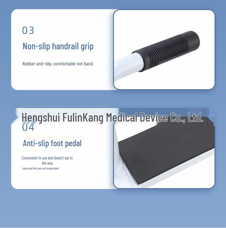 Multi-functional Stand-Up Transfer Machine for Paralyzed Patients - Home Care Commode and Lifting Aid