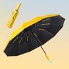 Reinforced Automatic Folding Umbrella Large Size Sun Protection Umbrella  UV Protection