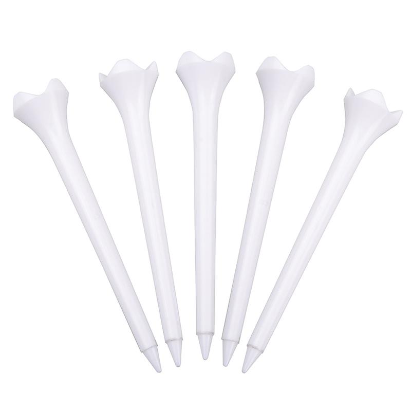 10 Pcs 70mm 83mm Length Professional Tee Plastic Golf Tees 4 Claw Durable Plastic Golf Tees Golf Accessories For Golfers