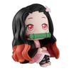 Anime Demon Slayer Kimetsu No Yaiba Q-Version Figur/Plüschtier von Tanjiro Nezuko und Zenitsu als Auto-Armaturenbrett-Ornament/Schreibtisch-Dekoration für Geschenke