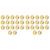 ABUL-34 Pieces Of Iron Powder Core Yellow And White Ring Ferrite Core Iron Powder Ring Core