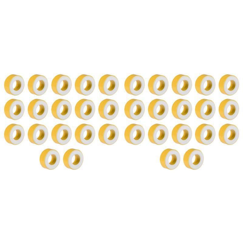 

ABUL-34 Pieces Of Iron Powder Core Yellow And White Ring Ferrite Core Iron Powder Ring Core