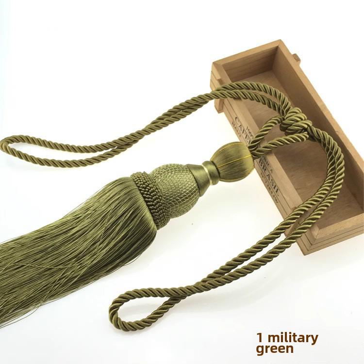 Luxusní zlatý drátěný závěs se střapcem míč