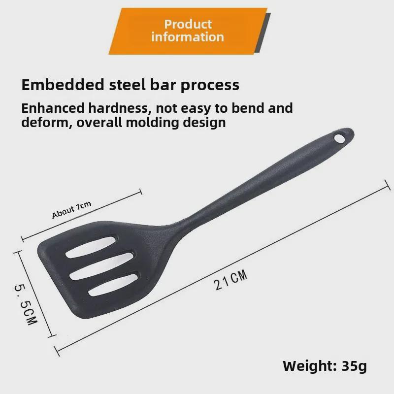 Silicone Non-Stick High-Temperature Cooking Shovel for Flat Pans
