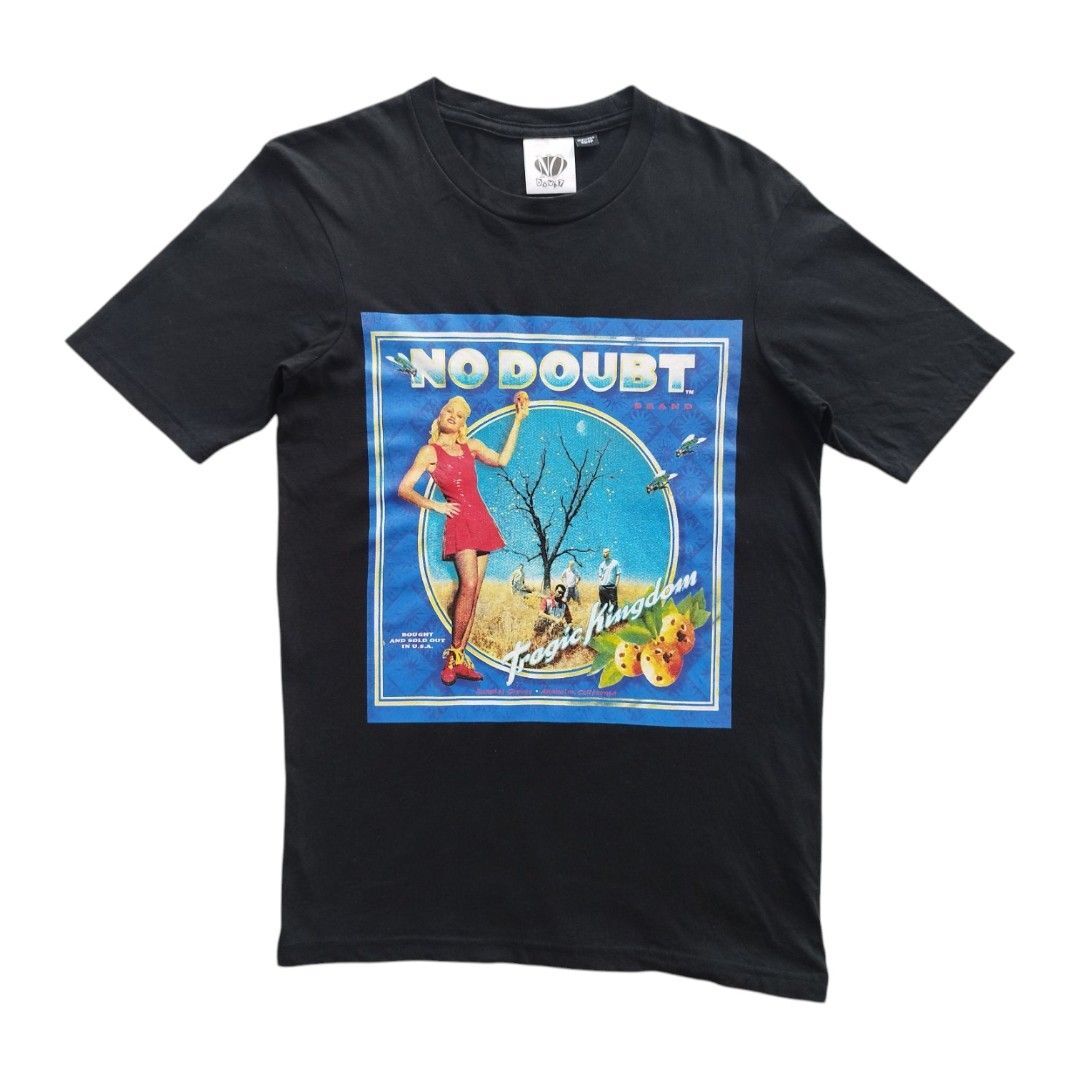 No Doubt band Tragic Kingdom basic black Unisex T shirt vtg XXXXL