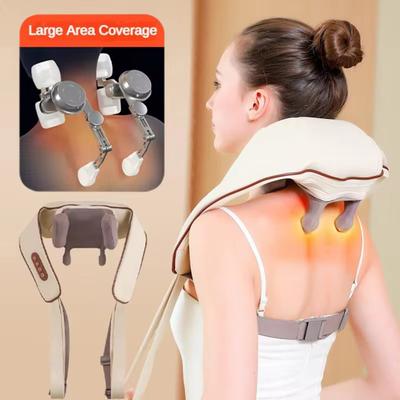 Masseur d'Épaules et de Nuque Appareil de Massage Tissus Profonds pour Soulagement Musculaire Relaxant Électrique Portable pour Maison Bureau Voiture