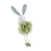 Colorful Rabbit Doll Decoration Polyester Plastic Rabbit Figurine Pendant for Door Window Balconies Indoor and Outdoor