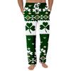 Gestreifte Pyjamahose Nachtwäsche Lässig Kordelzug Elastischer Bund Hose Bequem Gerade Yoga Lockere Hose