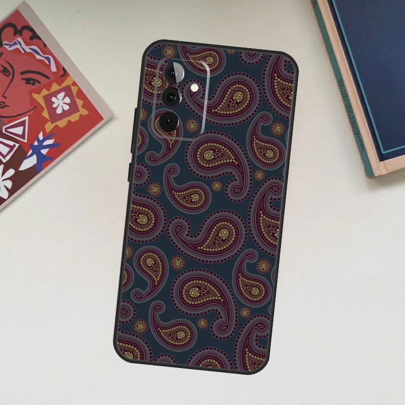 Floral Paisley Pattern Case For Samsung Galaxy A13 A53 A33 A23 A06 A56 A16 A36 A55 A35 A17 A54 A34 A14 A52 A32 A15