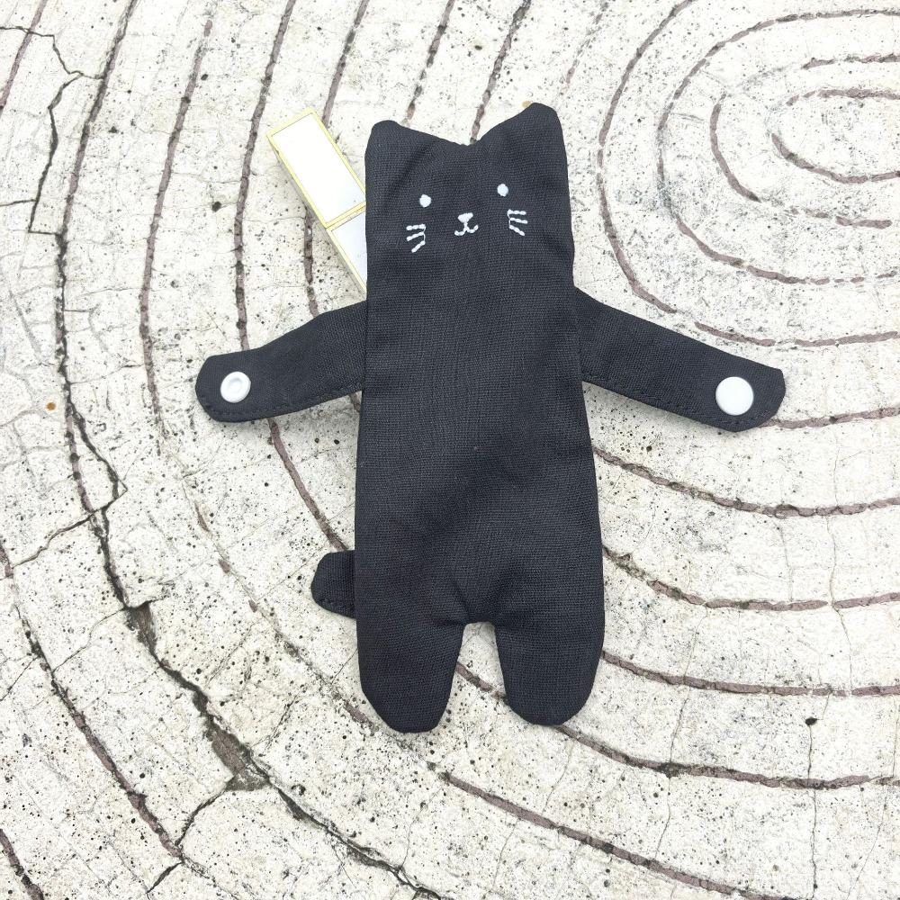 

Wallet Cute Hug Cat Coin Purse Zipper Bag Bag Strap Decoration Cartoon Zipper Coin Purse Gift чёрный