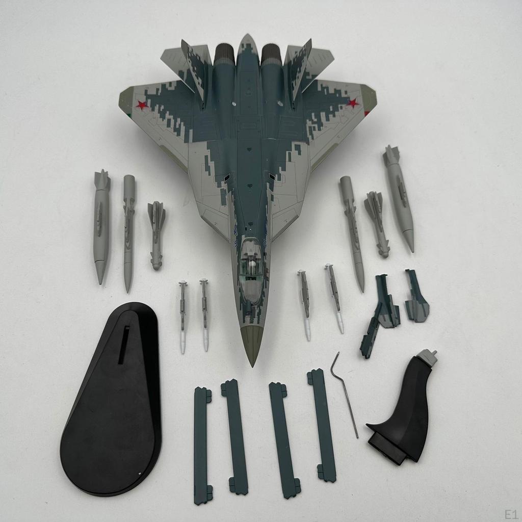 Plane Model Toy,Airplane Model,Fighter Jet Model,SU-57 Diecast Model,for Boy Gift