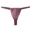 Stylish Solid Color Men's Thong Buttery Soft G-String Lightweight Perfect for Everyday Underpant