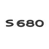New Chrome Black Letters S480 S580 S680 V12 Emblem for Benz Maybach S Class Car Fender Trunk Rear W221 W222 Logo Sticker geu8
