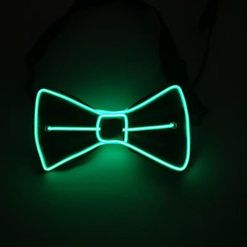 Glowing Butterfly Knot Suitable For Christmas Party Led Glowing Bow Tie Performance Props Festive Costumes Special Use