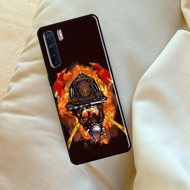 Firefighter Heroes Fireman Case For Oppo A6 A5 Pro A15 A57 A17 A54 A74 A94 A76 A16 A96 A40 A60 A80 A18 A38 A58 A78 A98 OPPO A78 4G
