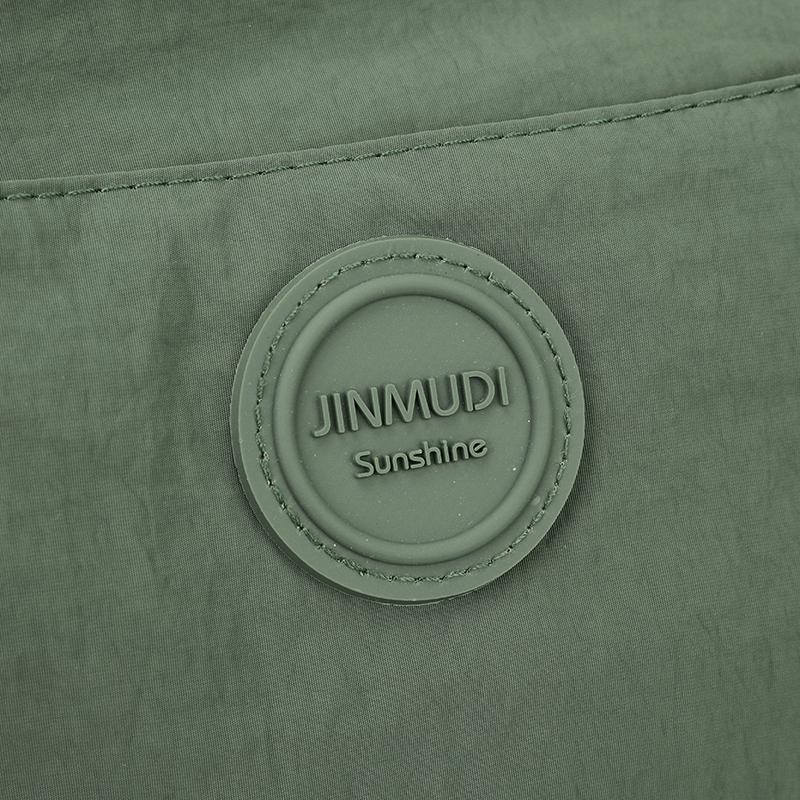 Pleated Multi-compartment Women's Bag Nylon Waterproof Lightweight Shoulder Bag