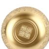 Hundred Blessings Chinese Fortune Bowl 10cm Brass Treasure Bowl  Gift For Wealth