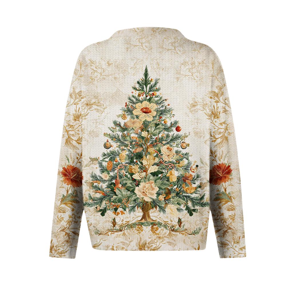 Women'S Christmas Sweater Cute Fun Christmas Sweater Fall And Winter Long Sleeve Knitted Sweater