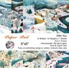 6-inch DIY Photo Album Background Paper - Single-sided, 12 Unique Designs (1 Sheet/Set)