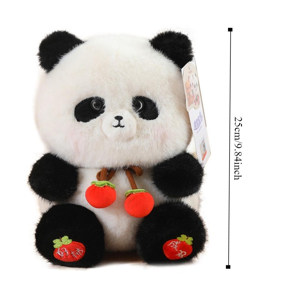 PP Cotton Persimmon Panda Plushies Dolls Fluffy Zoo Persimmon Stuffed Toy Decorate Present