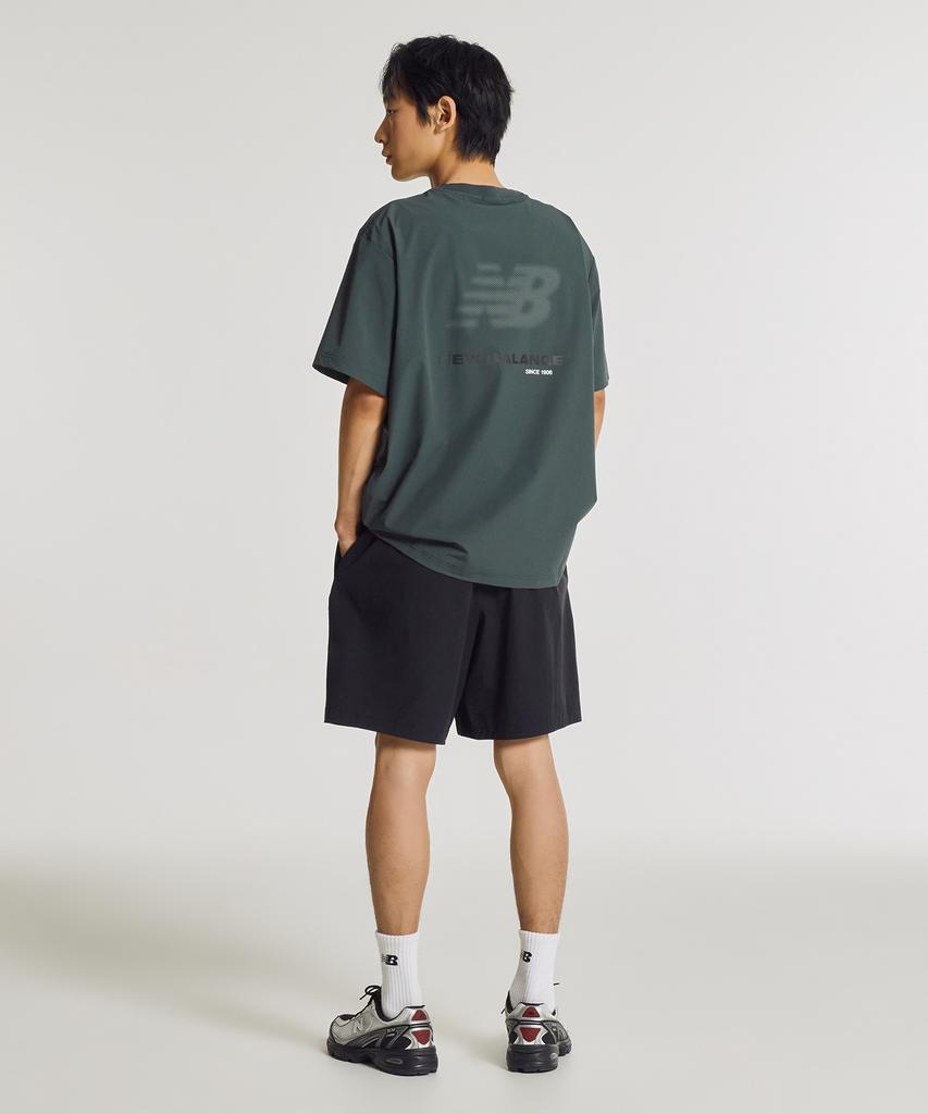 Nyuballanseu Nbneg31623 / Uni Frozen Essential Woven Short Sleeve Tee (Hunter)