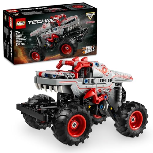 

LEGO Technic Monster Jam™ ThunderROARus™ Pull-Back Toy, Birthday Gift, Building Blocks, for Boys and Girls, Ages 7, 8, and 9, Elementary School Studen