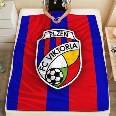 FC Viktoria Print FlAannel Blanket, High Quality Comfortable for All Seasons, Home Decor, Warmth and Comfort