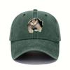 Cat Pattern Design for Four Seasons Leisure and Sports Sunshade Hat Fun Baseball Hat for Men and Women Outdoor Travel