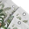 GAETropical Plant Shower Curtain for Bathroom - Waterproof and Durable with Rust-Proof Hook Suitable for Wet and Dry Separatio