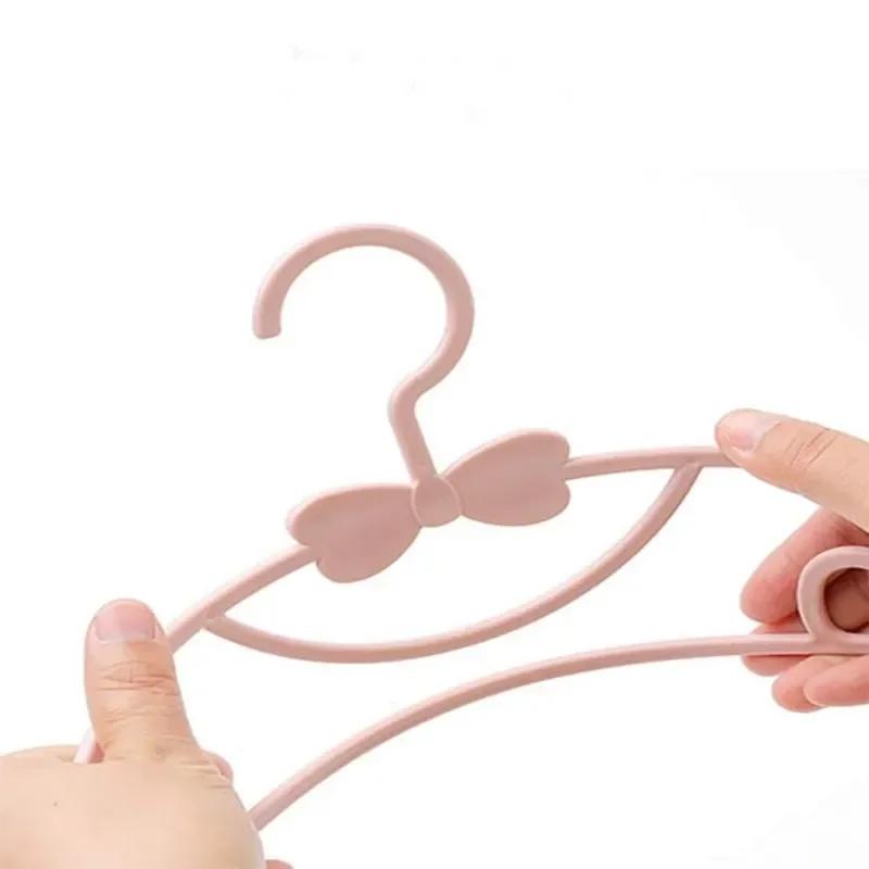 5/10/20Pcs Children Clothes Hanger Portable Display Baby Clothing Organizer Hangers Windproof Home Kids Closet Storage Racks