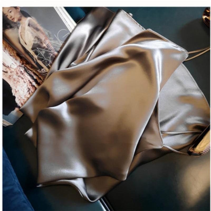Women's Fashion Summer Spring Solid Color Print Sleeveless V-Neck High Waist Casual Dresses