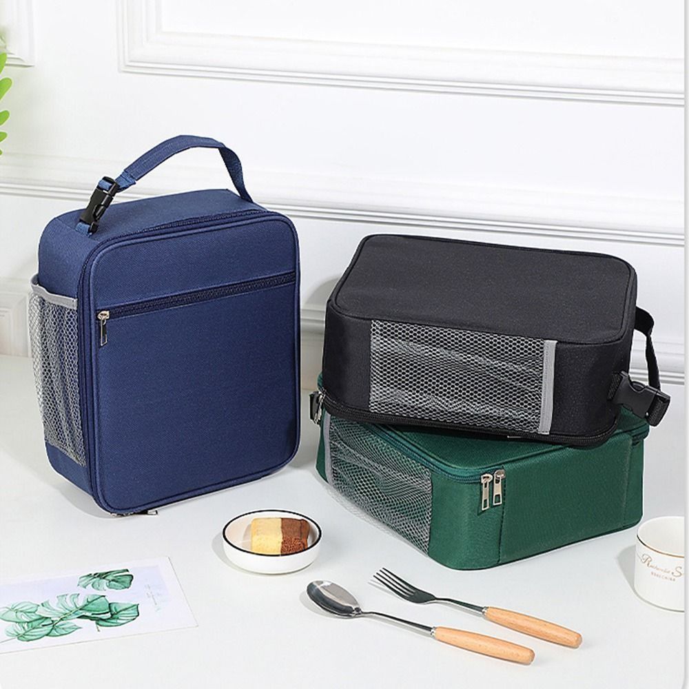Large Capacity Insulated Lunch Box Waterproof Lunch Pail Meal Bags Thermal Lunch Bag  Men