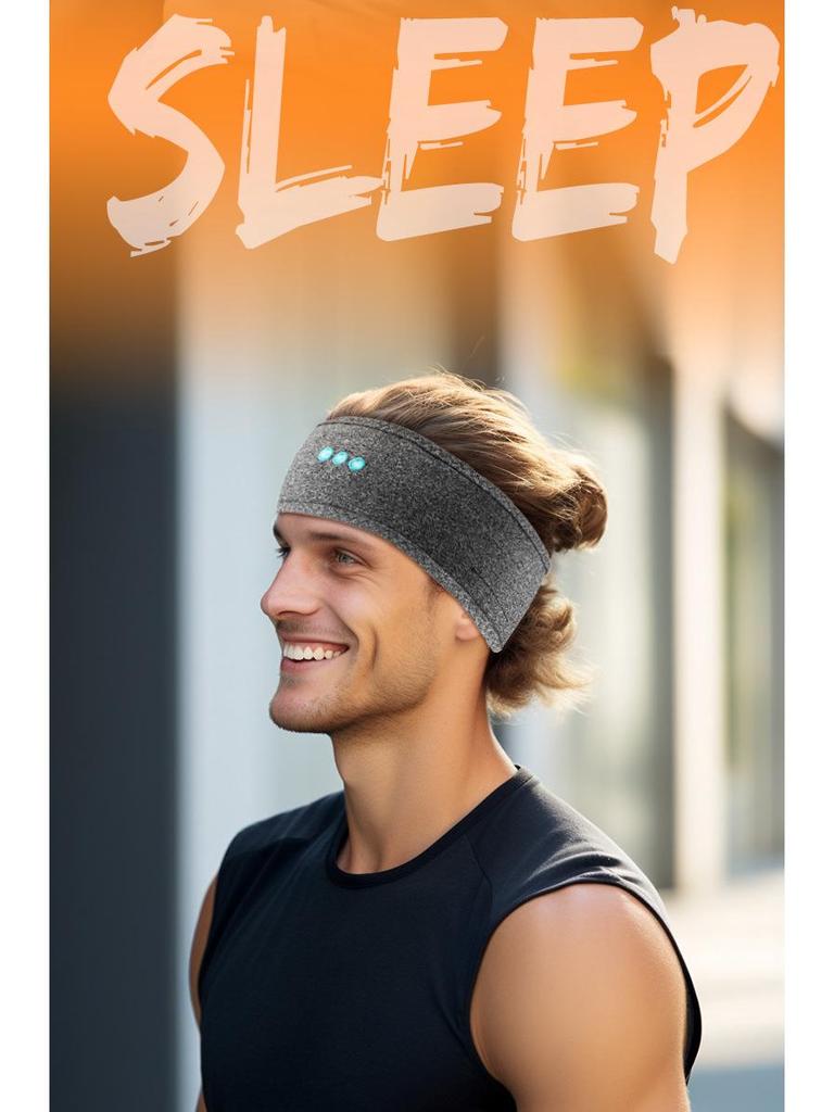 Wireless Music Sleep Eye Mask & Sweat-Wicking Bluetooth Headband for Outdoor Sports