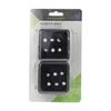 Plush Decorative Cubes 60x60 Mm, Black